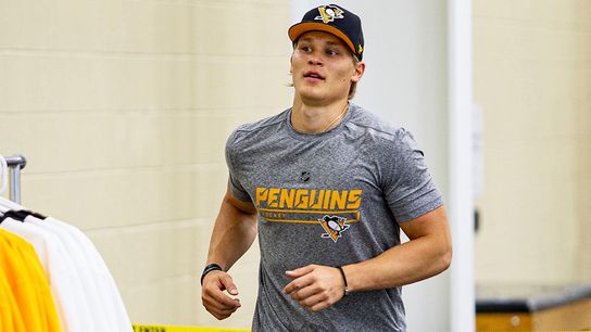 Bjorkqvist practicing with WBS, first game 'up in the air' taken in Washington (Penguins)